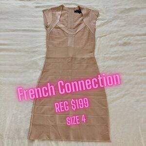 French Connection Bandage Dress US4 (Reg. $199)